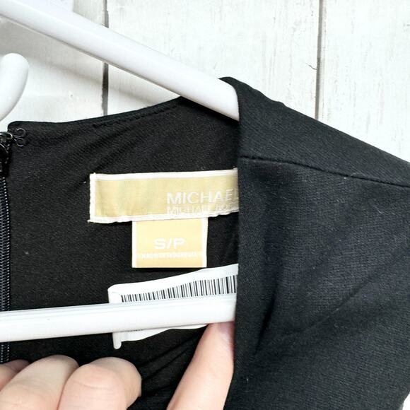 Michael Kors Dress Women Sz S/P Sleeveless Mini Black A Line Round Neck - Picture 2 of 5